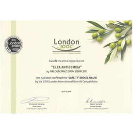 Londra Uluslararası Zeytinyağı Kalite Yarışması